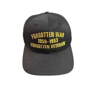 Forgotten War Veteran Hat Cap Strap Back Embroidered Korean War 1950-1953 Mens